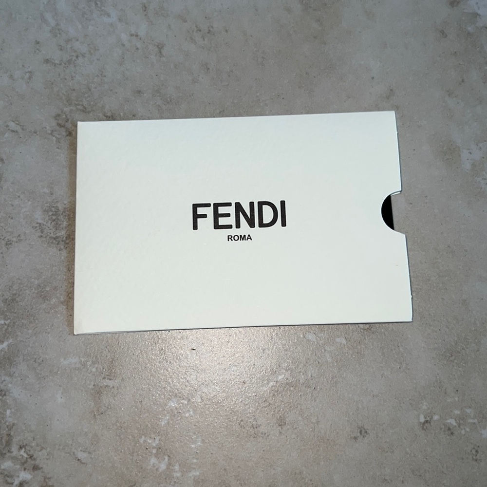 Fendi Authentication Certificate Card - image 1